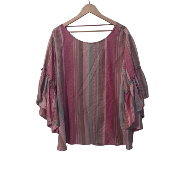 Anthropologie Tops - NWT Anthropologie Women's Multi Color Striped Top Size XL